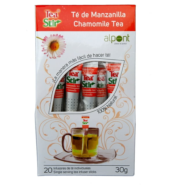 Té de Manzanilla Alpont tea stir 20 tés Alpont 100% natural producto importado