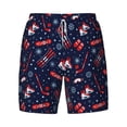 thumbnail image 4 of Lsque Mens Swim Trunks Winter Outdoors Sports Pattern - Bathing Suit Compression Liner - Beach Swim Shorts Swimwear - (S-3XL) - Stretch Quick Dry -Small, 4 of 9