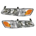 thumbnail image 2 of APA Replacement Headlight and Corner Turn Signal Lamp Combination Set for 2000 2001 01 00 Camry Pair of Passenger Right and Driver Left Side TO2503130 TO2502130 TO2531136 TO2530136, 2 of 8