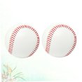 thumbnail image 2 of OUNONA 2Pcs Soft Baseballs White PU Baseball Practice for Kids Eye Hand Coordination, 2 of 7