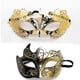 thumbnail image 3 of Máscara de mascarada de Metal para pareja, máscaras venecianas, disfraz de Halloween, máscara de Mardi Gras, traje de pareja romana, 3 of 4