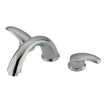 Kingston Brass KB6361LL Two-Handle Roman Tub Faucet, Polished Chrome