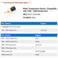 thumbnail image 2 of Water Temperature Sensor - Compatible with 1988 - 2000 Honda Civic 1989 1990 1991 1992 1993 1994 1995 1996 1997 1998 1999, 2 of 2