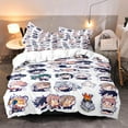 thumbnail image 2 of Anime Jujutsu Kaisen Duvet Cover Bedding Set,3D Anime Soft Comfortable Quilt Cover Twin Full Queen King Size with Pillowcases (Color 1, Twin), 2 of 7