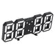 thumbnail image 5 of Reloj Despertador Digital, Pantalla Grande LED Reloj Despertador Digital 3D Control De Voz Inteligente Ajuste Automático De Brillo Estéreo Digital Para Pared Para Escritorio, 5 of 7