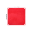 thumbnail image 2 of FUTUREORYY 4 Pcs Drapeaux de Sécurité Routière en PVC Rouge pour Entretien de la Route et Urgences, 2 of 5