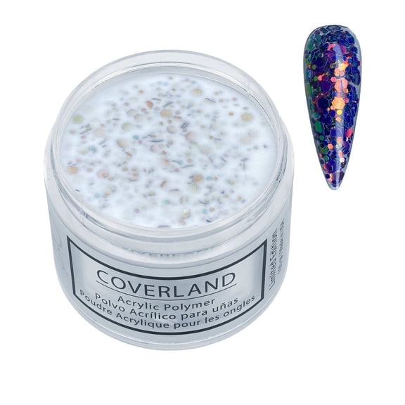 Tones Coverland Acrylic Nail Powder "Miami Nights" - Limited Edition Acrylic Powder for Nail Design, Sculpting, and Masking Nail Bed Imperfections - Professional Acrylic Nail Supplies (1.5 Oz)