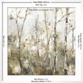 thumbnail image 5 of Art.com Soft Birch Forest I Art Print by Allison Pearce, White Frame Wall Art, 29" x 29", 5 of 5