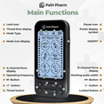 thumbnail image 2 of Path Pharm TENS Machine - Pain Relief Device - TENS Unit with Large LCD Screen, Electrode Pads - 24 Programs & 30 Levels Of Adjustable Intensity - Ideal for Waist, Back, Muscle Pain Relief, 2 of 8