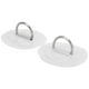 thumbnail image 4 of Parche de almohadilla de DRing para Kayak, bote inflable, hebilla fija de acero inoxidable marino de PVC (blanco), 2 uds., 4 of 8