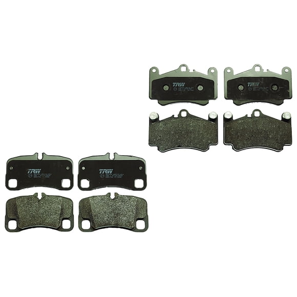 Set Balatas Bajos Metales 911 2011 A 2012 Porsche TRW