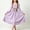 Purple, variant on BFHHYA Girls Square Neck Long Sleeve Midi Dress Fashion Floral Embroidery Lace Cuff Dresses Fall Dressy Casual Renaissance Princess Dress for 8-14 Years