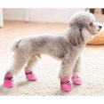 thumbnail image 5 of Zapatos para Perros, Botas de Invierno cálidas y cómodas, Suela Blanda, Zapatillas Antideslizantes con Correas Reflectantes, para Perros pequeños (4,3 x 5 cm, Rosa), 5 of 5