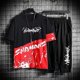 thumbnail image 3 of Trajes deportivos Top Camiseta de algodón para hombre Ropa básica para hombre Capris originales Marcas Pantalones elásticos de lujo Conjuntos 2024 Chándal de tendencia, 3 of 5