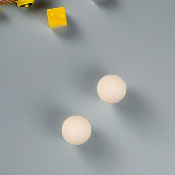 GOOHOCHY 20Pcs Wood Ball Unfinished Spheres for Diy Crafts and Christmas Decorations