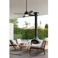 thumbnail image 2 of Lucci Air Aria 52" Ceiling Fan with Light and Remote, Modern Black LED Ceiling Fan with Lights, Damp Rated, Indoor/Outdoor Ceiling Fan, 2 of 12