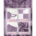 thumbnail image 7 of Kimi bear 2T Toddler Girl Outfit Set 3T Child Girls Long Sleeves Color Block Top Jegging Pants 2pcs Clothing Purple, 7 of 7