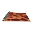 thumbnail image 2 of Ahgly Company Indoor Rectangle Abstract Orange Modern Area Rugs, 5' x 8', 2 of 4