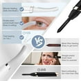 Eudgs USB C Rechargeable Heated Eyelash Curler For Long Lasting Volume & Curl Silicone Brush for