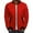 Red, variant on DPTALR Men's Solid Color Padded Jacket,Fashionable and Warm,Orange,S