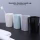 thumbnail image 5 of Bewildely Vasos duraderos de PP para baño, cepillo de dientes, taza para de dientes, taza para enjuague bucal, viaje en casa, soporte Juegos de accesorios de baño Negro, 5 of 6