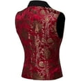 thumbnail image 5 of Mens Victorian Vest Tudor Suit Vest Renaissance Steampunk Gothic Waistcoat, 5 of 7