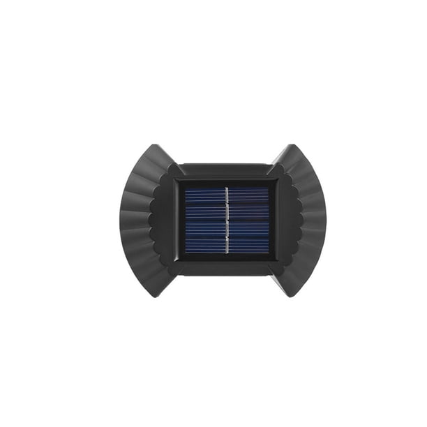 sweethay Luz de pared con energía Solar, lámpara de ambiente impermeable para calle, herramienta de iluminación de paisaje montada en la pared, Patio Iluminación y accesorios Luz cálida tipo 2 sweethay HA072894-04