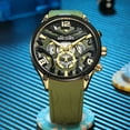 thumbnail image 5 of MEGIR Vintage Men Wristwatch Luxury Chronograph Silicone Band Waterproof Luminous Sport Quartz Watch, 5 of 7