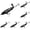 Black 6PCS, variant on Topwater Fishing Stosh Set Plastic Whopper Plopper Floating Rotating Tail Fishing Stosh Hard Stosh Hook For Freshwater Saltwater