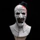 thumbnail image 1 of Art The Clown Cosplay Movie Terrifier 2 Art The Clown Cosplay Costume Jumpsuit Mask Halloween Costumes Mask for Men Women, 1 of 4