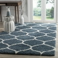 thumbnail image 3 of SAFAVIEH Hudson Arline Geometric Shag Area Rug, Slate Blue/Ivory, 8' x 10', 3 of 7