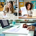thumbnail image 6 of Loose Leaf Paper, 200 Sheets, Wide Ruled Filler Notebook Paper, 8" x 10.5", Bulk Notebook Papers,3 Hole Punched Loose Leaf Paper for 3 Ring Binders,Loose Leaf Office Paper, (White), 6 of 6