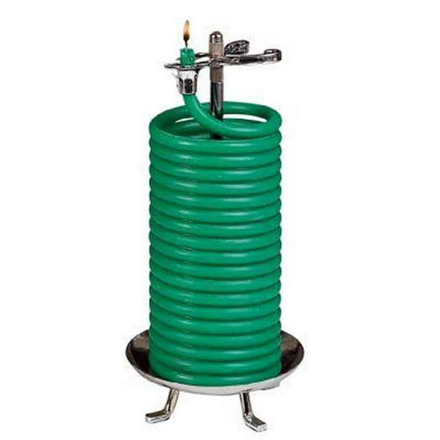 Chandelle en Spirale Verte de 80 Heures