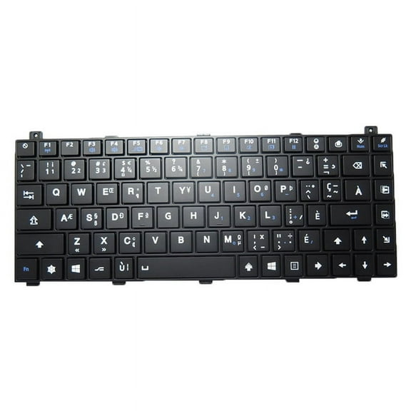 Laptop NO Backlit K120 Series Keyboard For GETAC K120 G1 K120 G2 Canada CA With Black Frame New