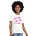 thumbnail image 4 of Valentine's Day Love Vibes Only Girls Kids T Shirt Tees Teen Brisco Brands S, 4 of 5