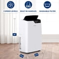 thumbnail image 6 of SereneLife Portable Air Conditioner 12000 BTU - 4-in-1 with Heating - Compact Standing Air Conditioner for Room Up to 380 Sq. Ft. - WiFi app + Remote Control, Window Mount Exhaust Kit, 6 of 7