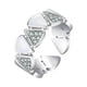 thumbnail image 2 of Fiudx Zirconia Cúbica, Elegante Alegría de Mariposa, Anillo de Compromiso Atemporal, Regal Romántico de Boda, Celebración de Aniversario de Compromiso, Brillo de Alma para Mujeres y Niñas, Diseño Com, 2 of 6