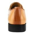 thumbnail image 6 of LIBERTYZENO Formal Shoes for Men Genuine Leather Monk strap Oxford Style Dress Shoes, Tan, 12, 6 of 7