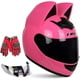 thumbnail image 1 of Casco de motocicleta eléctrico con oreja de gato personalizado, casco completo de invierno para hombres y mujeres, casco de motocicleta con forma de carreras, 1 of 4