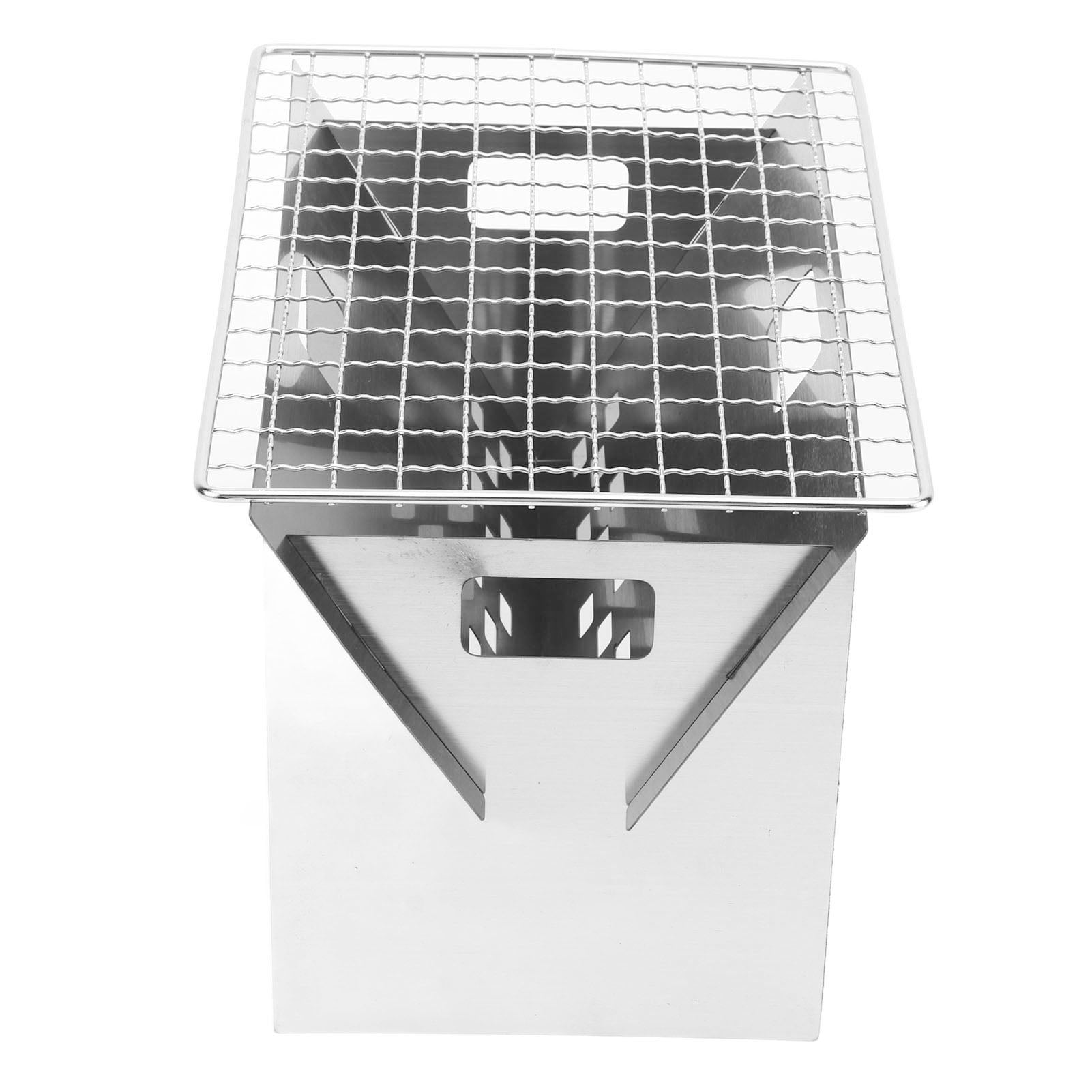 Folding Charcoal BBQ Grill, Support Piece Hollow Design Outdoor Folding BBQ Grill With Storage Bag For Outdoor Camping