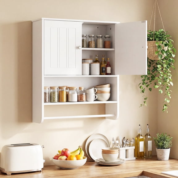 Giantex Bathroom Wall Cabinet, Wall Mounted Medicine Storage Cabinet