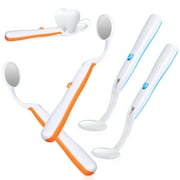 4 Pcs Oral Care with Light Mouth Mirror Dental Mirrors Handheld Abs Glass