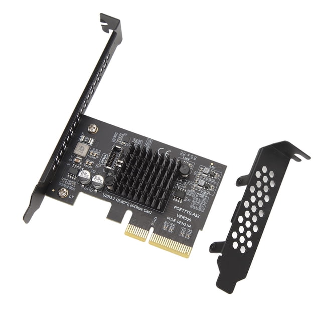 Tarjeta De Expansión USB 3.2 Gen 2, Fácil Instalación PCIe A Tarjeta USB 3.2 Gen 2 20 Gbps Plug And Play Para Chasis