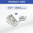 thumbnail image 2 of Uxcell Series t Slot Nuts, Roll-in Spring Ball Loaded Elastic Nuts Slot for Aluminum Extrusion Rail 3D Printer M8, 2 of 7