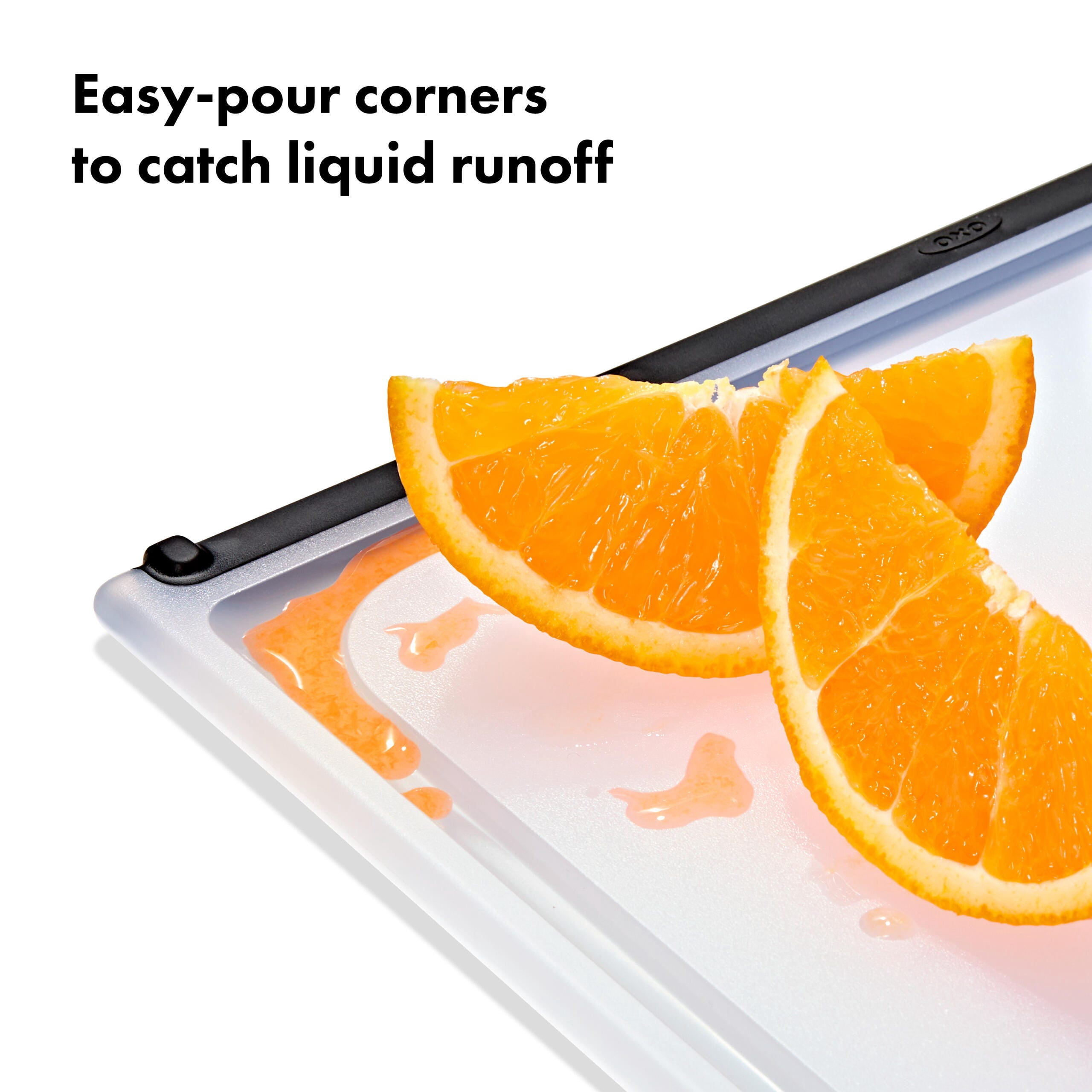 OXO Non-Slip Small Plastic Cutting Board with Juice Groove, Dishwasher Safe Kitchen Cutting Board for Fruits, Vegetables & Everyday Food Prep, 2 pack, 10.9 x 7.3 Inch