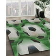 thumbnail image 2 of Ahgly Company Indoor Round Patterned Forest Green Novelty Area Rugs, 9' Round, 2 of 6