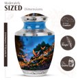 thumbnail image 2 of JAGASY Music Urn Son Ashes - Large Blue Urn for Human Ashes - Musical Notes Urns for Sister Funeral - Bird Urns for Adult Men Remains - 10 Inch, 2 of 7