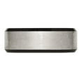 thumbnail image 4 of Mens Titanium 8mm Brushed Wedding Band Ring with Black Plated Beveled Edge, 4 of 5