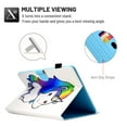 thumbnail image 4 of Universal Case for 6.5-7.5" Tablet, Dteck Pretty Pattern PU Leather Stand Cover for Kindle Fire 7/Galaxy Tab A 7"/Galaxy Tab E Lite 7"/RCA Voyager 7" and more 6.5 - 7.5 in tablet,21 Rainbow Horse, 4 of 5