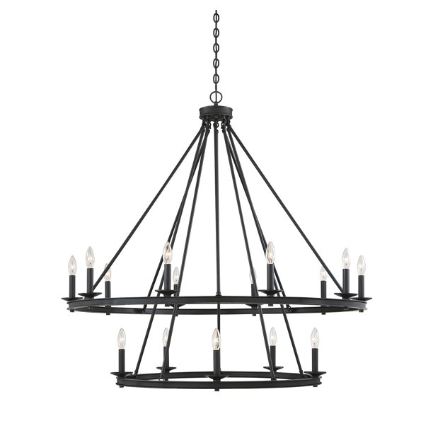 Savoy House 1 312 15 44 Middleton Light Classic Bronze Modern Farmhouse Industrial Circular Ring Shaped Chandelier 45 W X 42 H Com Savoy House 1 312 15 44 Middleton, Savoy House Middleton 6 Light Chandelier